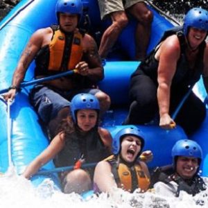 Rafting at World's Top-Rated Study Abroad in an Eco-Village
