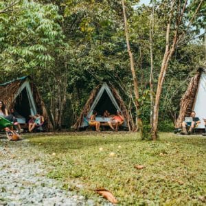 Custom Jungle Tents at World's Top Ranked Study Abroad and International Internship Program