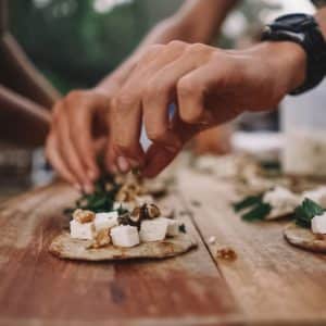 Food Plating at World's Top Ranked Study Abroad and International Internship Program