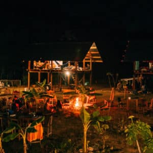 Town Square at Night at World's Top Ranked Study Abroad and International Internship Program