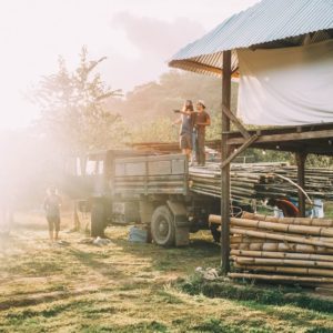 Building with Bamboo at World's Top Ranked Study Abroad and International Internship Program